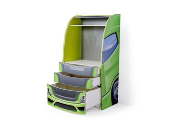 Детский шкаф "Скания" лайм