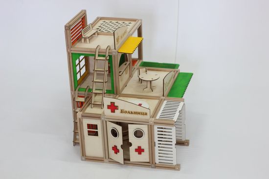 Woodjo City Center 180 деталей