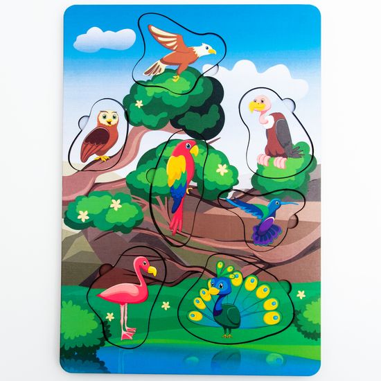 Вкладыш многоуровневый «Птицы»