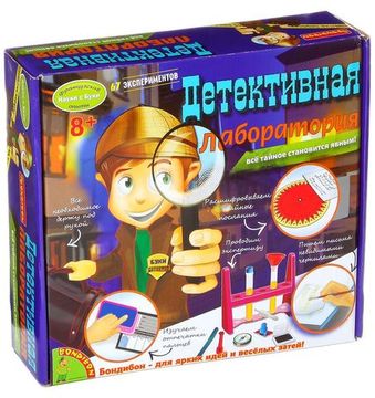 Игровой набор BONDIBON Французские опыты Науки с Буки. Детективная лаборатория ВВ1112
