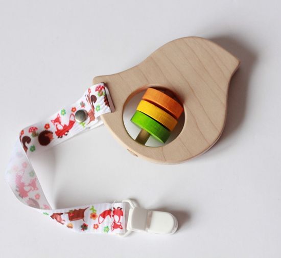 Прорезыватель погремушка Птичка