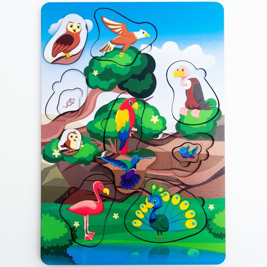 Вкладыш многоуровневый «Птицы»