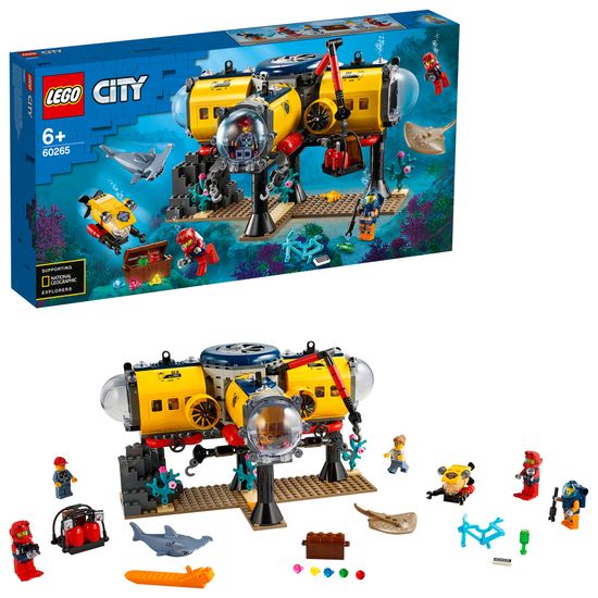 LEGO City 60265 Конструктор ЛЕГО Город Океан: исследовательская база
