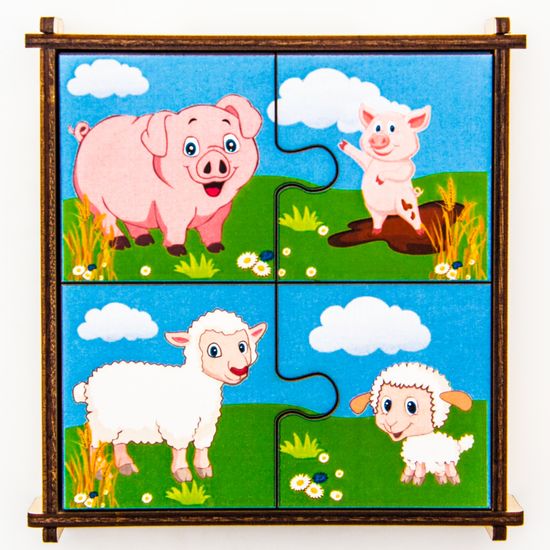 Пазлы «Мама–малыш»