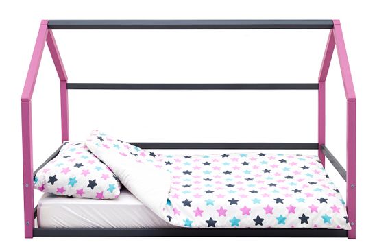 Кровать-домик Монтессори «Svogen» лаванда-графит