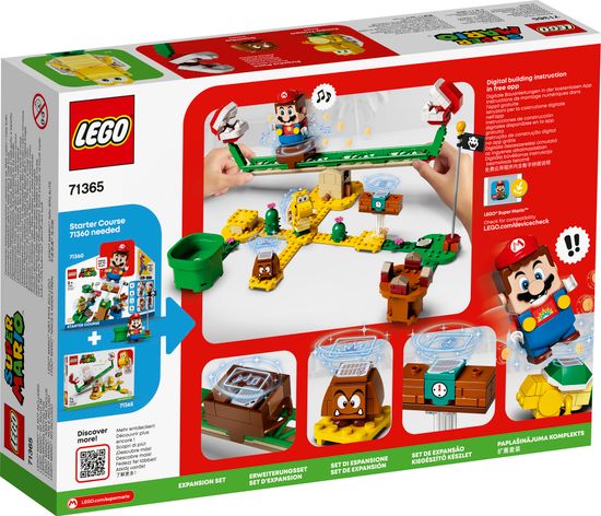 Конструктор LEGO Super Mario 71365 Дополнительный набор Мощная атака Растения-пираньи