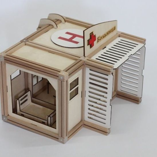 Woodjo Hospital 61 деталь