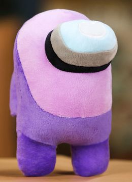 Мягкая игрушка "Among Us" фиолетовый, 20см