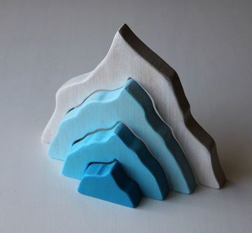 Стекер-пирамидка Айсберг