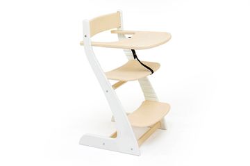 Детский растущий регулируемый стул "Усура бело-бежевый"