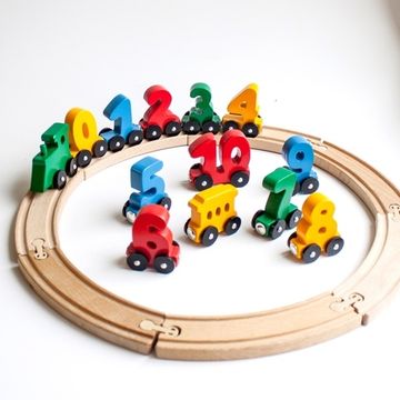 Паровоз Цифры Bukovki цветной