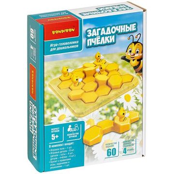 Игра-головоломка "ЗАГАДОЧНЫЕ ПЧЕЛКИ" БондиЛогика Bondibon