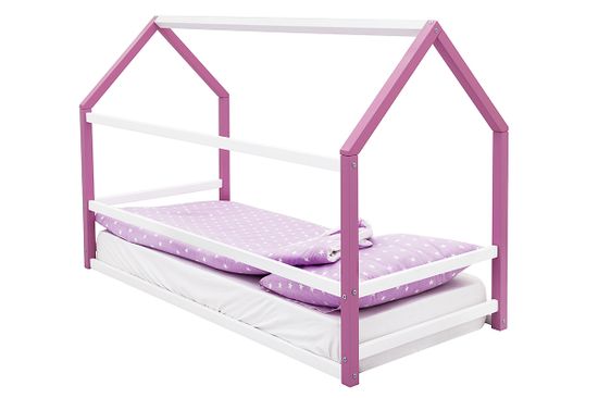 Кровать-домик Монтессори «Svogen» лаванда-белый