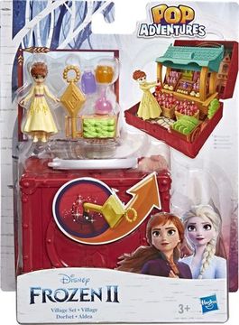 Игровой набор с куклой Frozen Холодное сердце 2 Шкатулка Деревня, E6545EU4 Анна