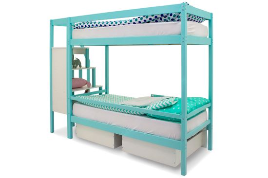 Двухъярусная кровать «Svogen» мятный