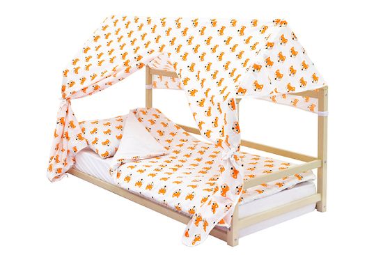 Кровать-домик Монтессори «Svogen» бежевый