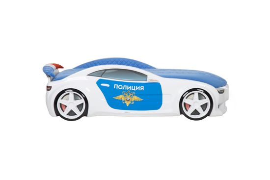 Кровать-машина объемная NEO "БМВ" полиция