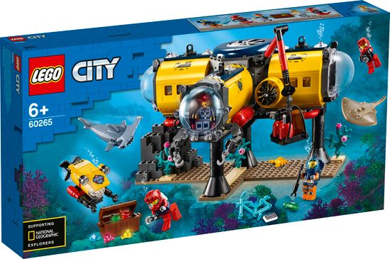 LEGO City 60265 Конструктор ЛЕГО Город Океан: исследовательская база