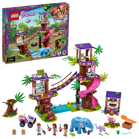 LEGO Friends 41424 Конструктор ЛЕГО Подружки Джунгли: штаб спасателей