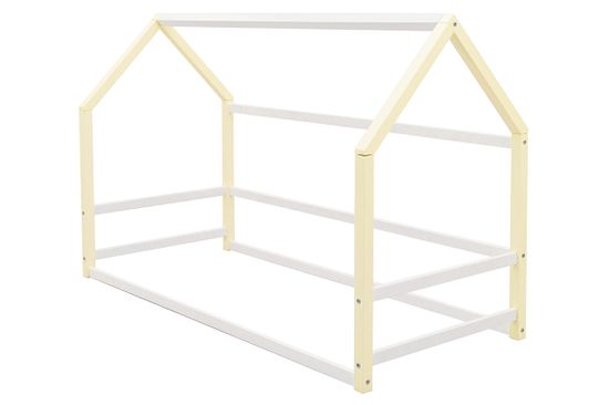 Кровать-домик Монтессори «Svogen» бежево-белый