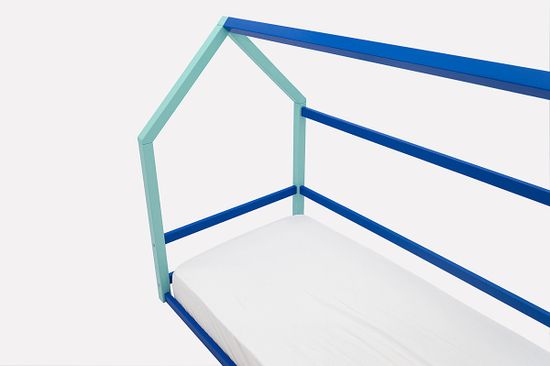 Кровать-домик Монтессори «Svogen» мятно-синий