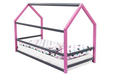 Кровать-домик Монтессори «Svogen» лаванда-графит