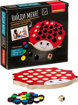 Развивающая деревянная игра-головоломка Bondibon Найди меня!