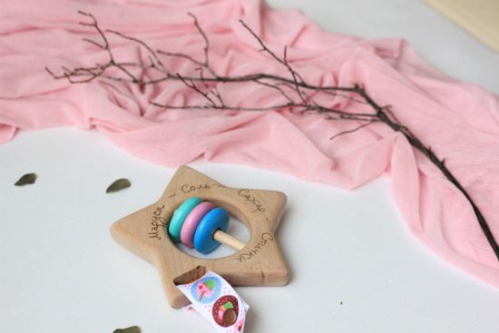 Прорезыватель погремушка Звездочка