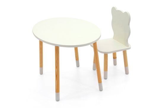 Стол «Stumpa» овал белый