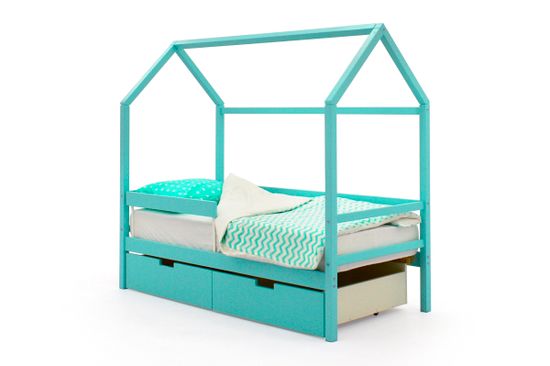 Кровать-домик «Svogen мятный»