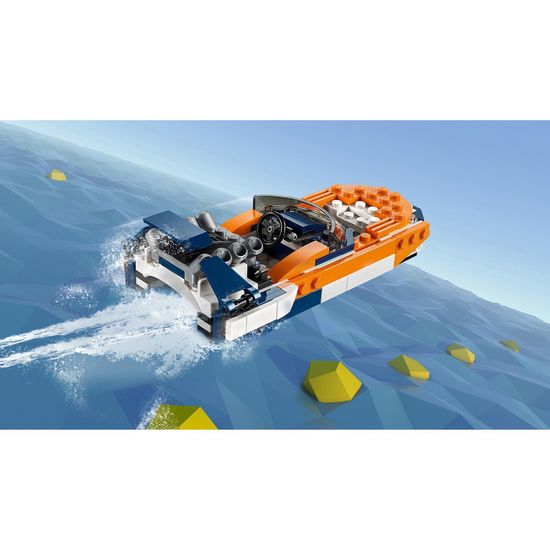 Конструктор LEGO Creator Гоночный автомобиль Оранжевый 31089