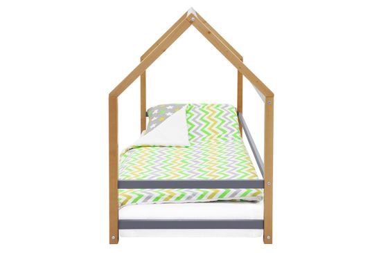 Кровать-домик Монтессори «Svogen» дерево-графит
