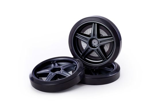 Объемные пластиковые колеса комплект 2 шт