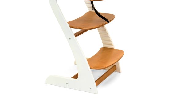 Детский растущий регулируемый стул "Усура белый-дерево"