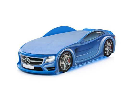 Кровать-машина UNO "Мерседес-М" синяя