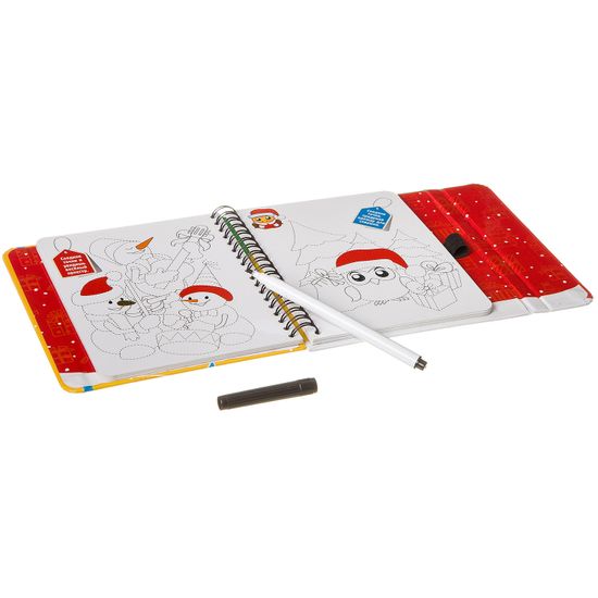 Компактная развивающая игра Bondibon «Игры под ёлку. Дорисуй!» Новогодняя серия